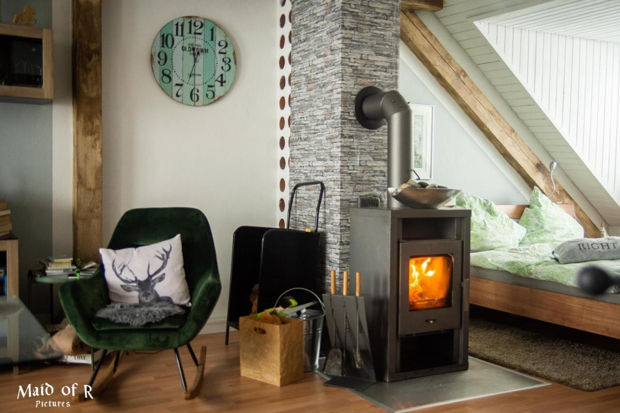 Hof Vierzehnender: Eifel Studio mit Dachterrasse und Kamin Monschau Exterior photo