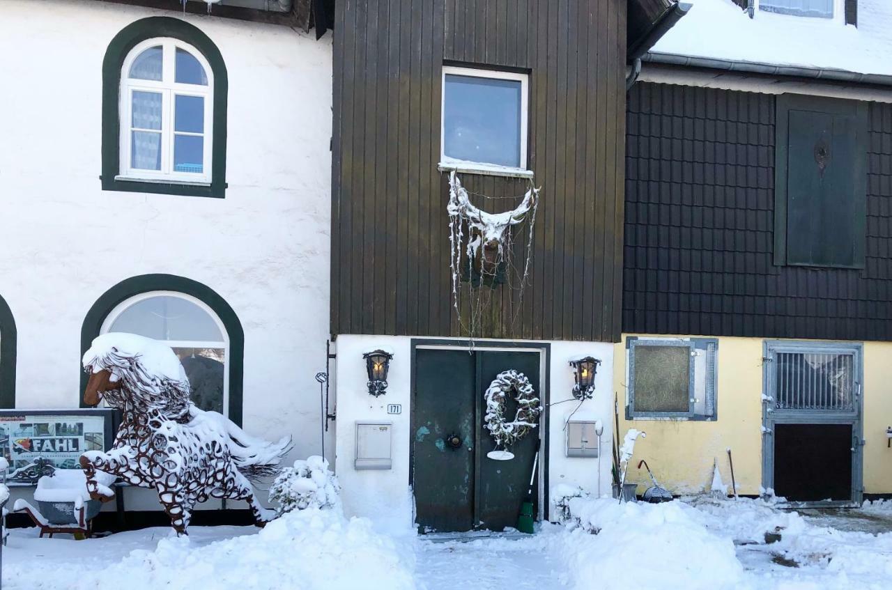 Hof Vierzehnender: Eifel Studio mit Dachterrasse und Kamin Monschau Exterior photo